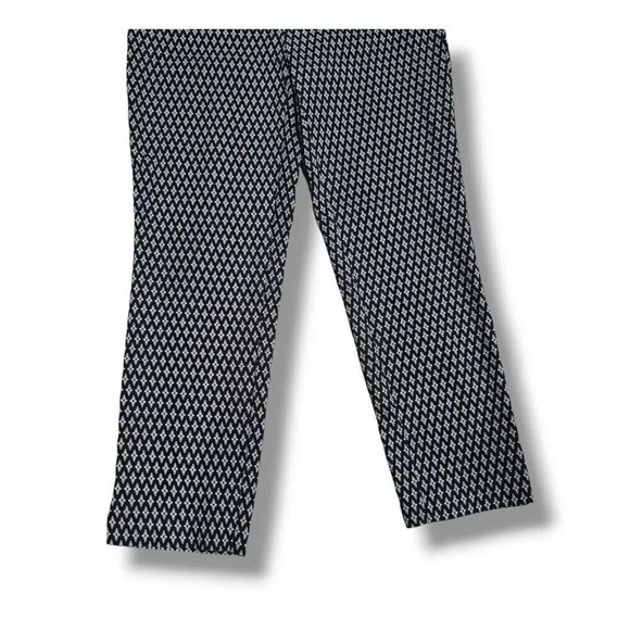 Adrienne Vittadini women’s stretch high rise black grey ankle pants size 6 - Picture 6 of 10